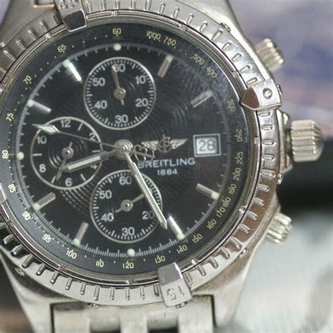 breitling 1884 watch|breitling watch 1884 stainless steel.